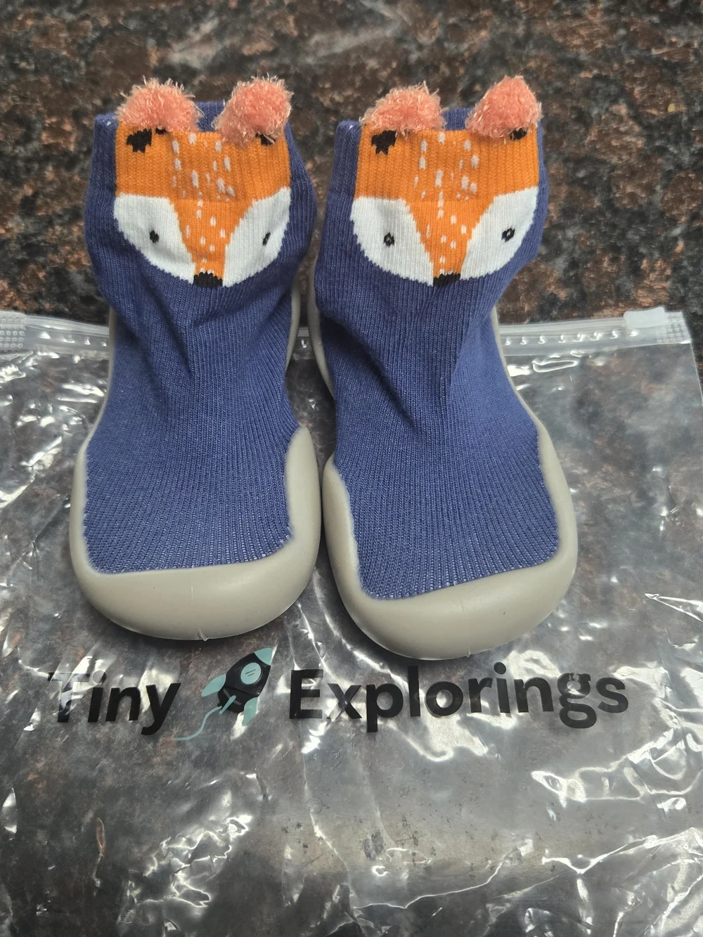 Tiny Explorings Kids Soft-Soled Shoes in Brown, Blue, Light Blue, and Black